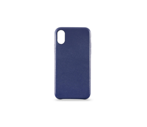 Etui Leather Case do iPhone X niebieskie - 1388481 - zdjęcie 2